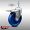 Service Caster 5 Inch SS Solid Polyurethane 10mm Threaded Stem Caster with Total Lock Brake SCC-SSTSTTL20S514-SPUS-M1015 - alternate 2